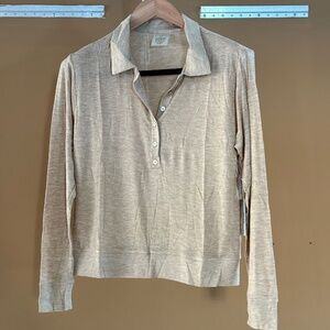 comfortable long-sleeve polo shirt